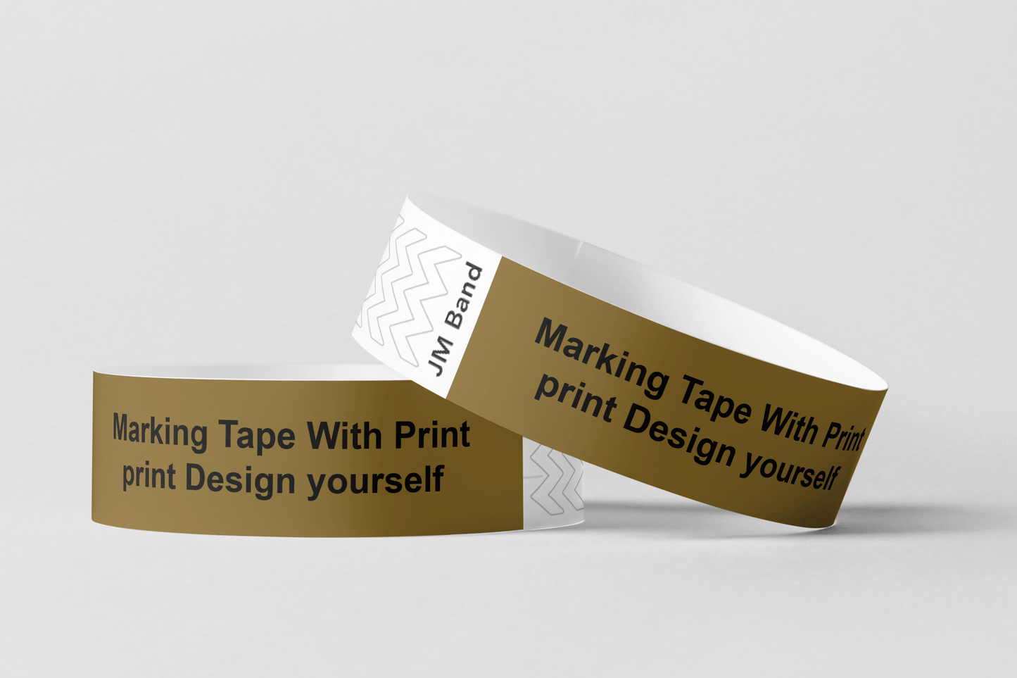 Marking Tape With Print Paper wristbands JM Band EU 10 Bronze