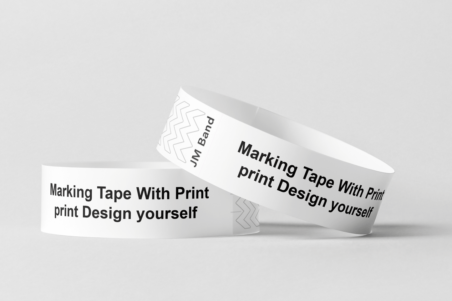 Marking Tape With Print Paper wristbands JM Band® 10 White