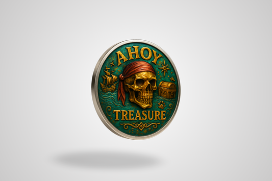 A photo of Metal Tokens with Color Printing from JM Band®. Purchase tokens in high quality here.