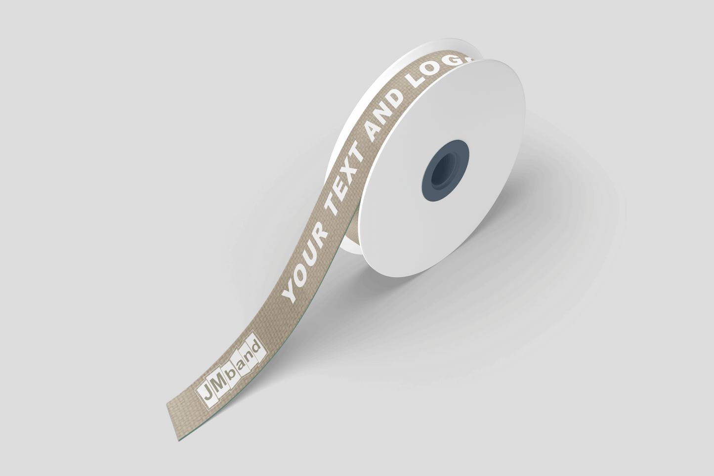 Κορδέλα δώρου από ύφασμα μπαμπού με εκτύπωση JM Band®