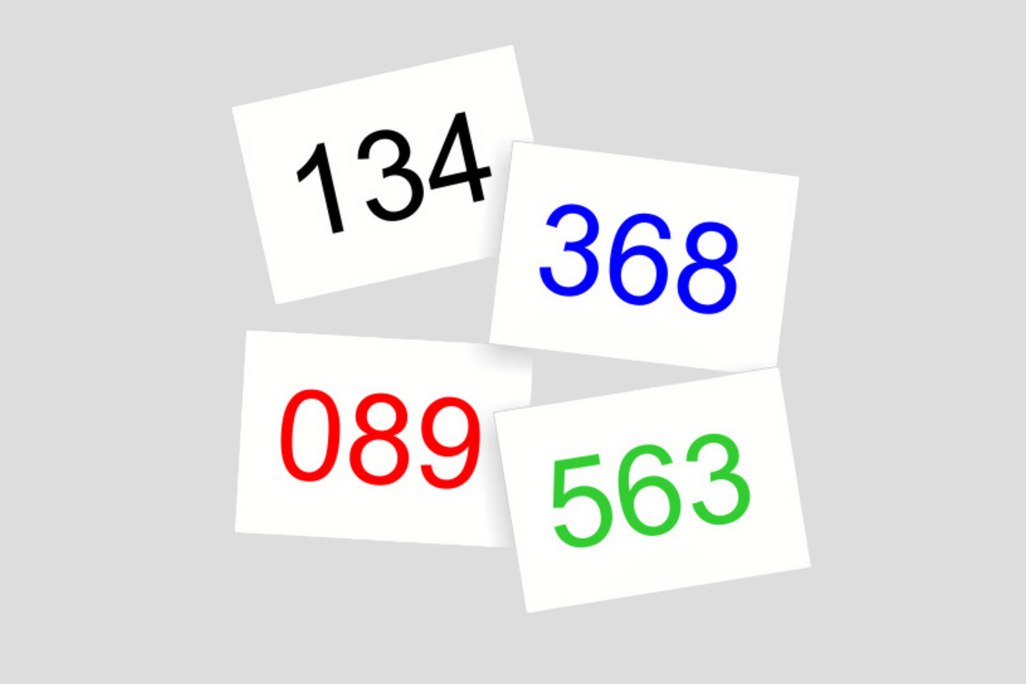 Bib Numbers in Stock Race number JM Band EU