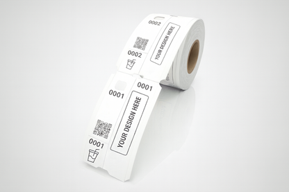 Εισιτήρια 3 τεμαχίων με προσαρμοσμένο ρολό