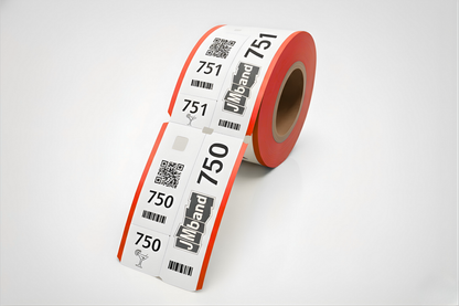 Εισιτήρια βεστιάριου 3 τεμαχίων με εκτύπωση