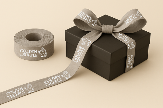Bamboo Fabric Gift Ribbon with Print
