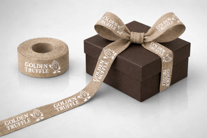 Κορδέλα δώρου από ύφασμα μπαμπού με εκτύπωση