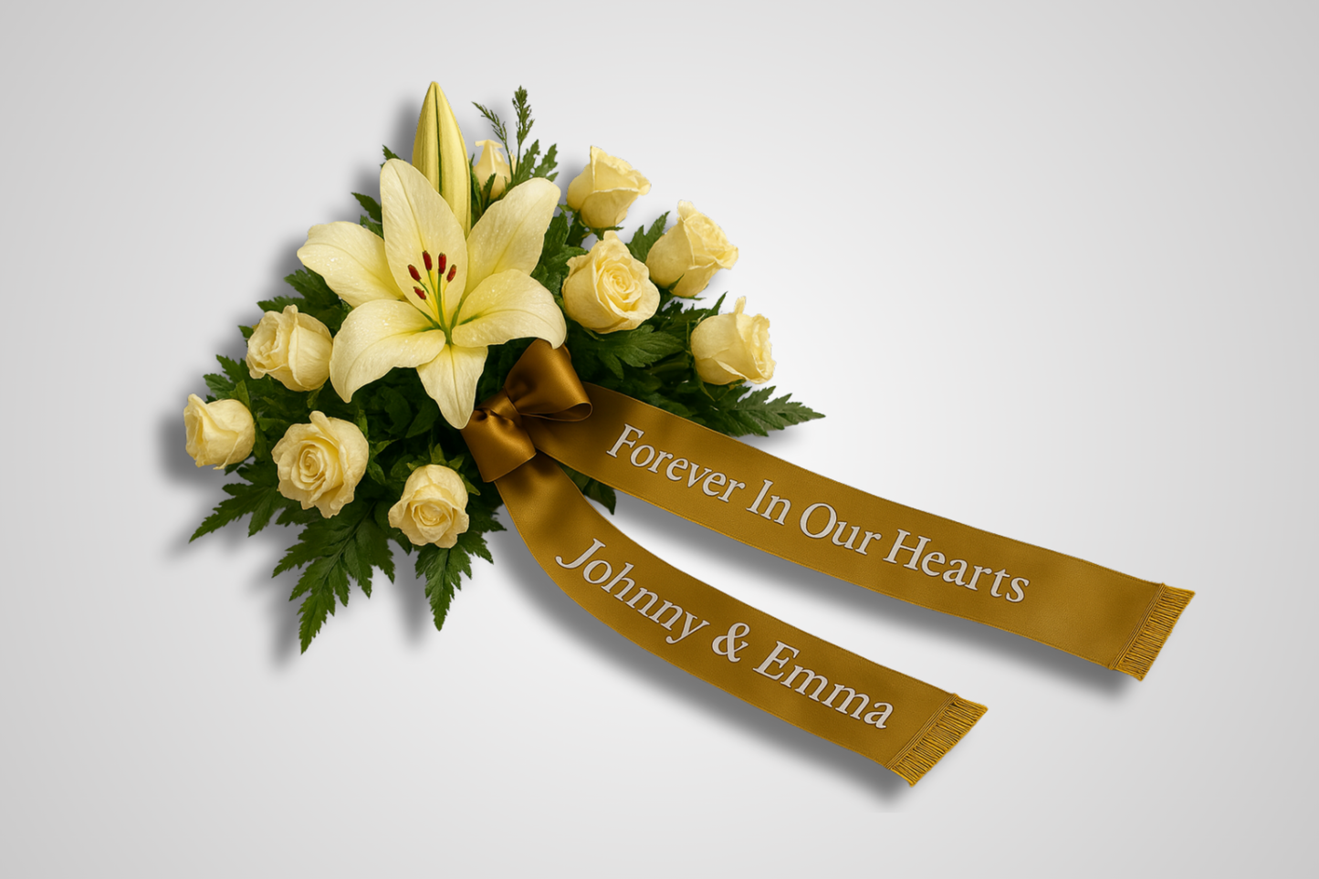 Bouquet Ribbon with Print