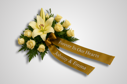 Bouquet Ribbon with Print