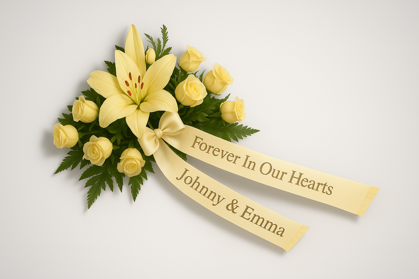 Bouquet Ribbon with Print