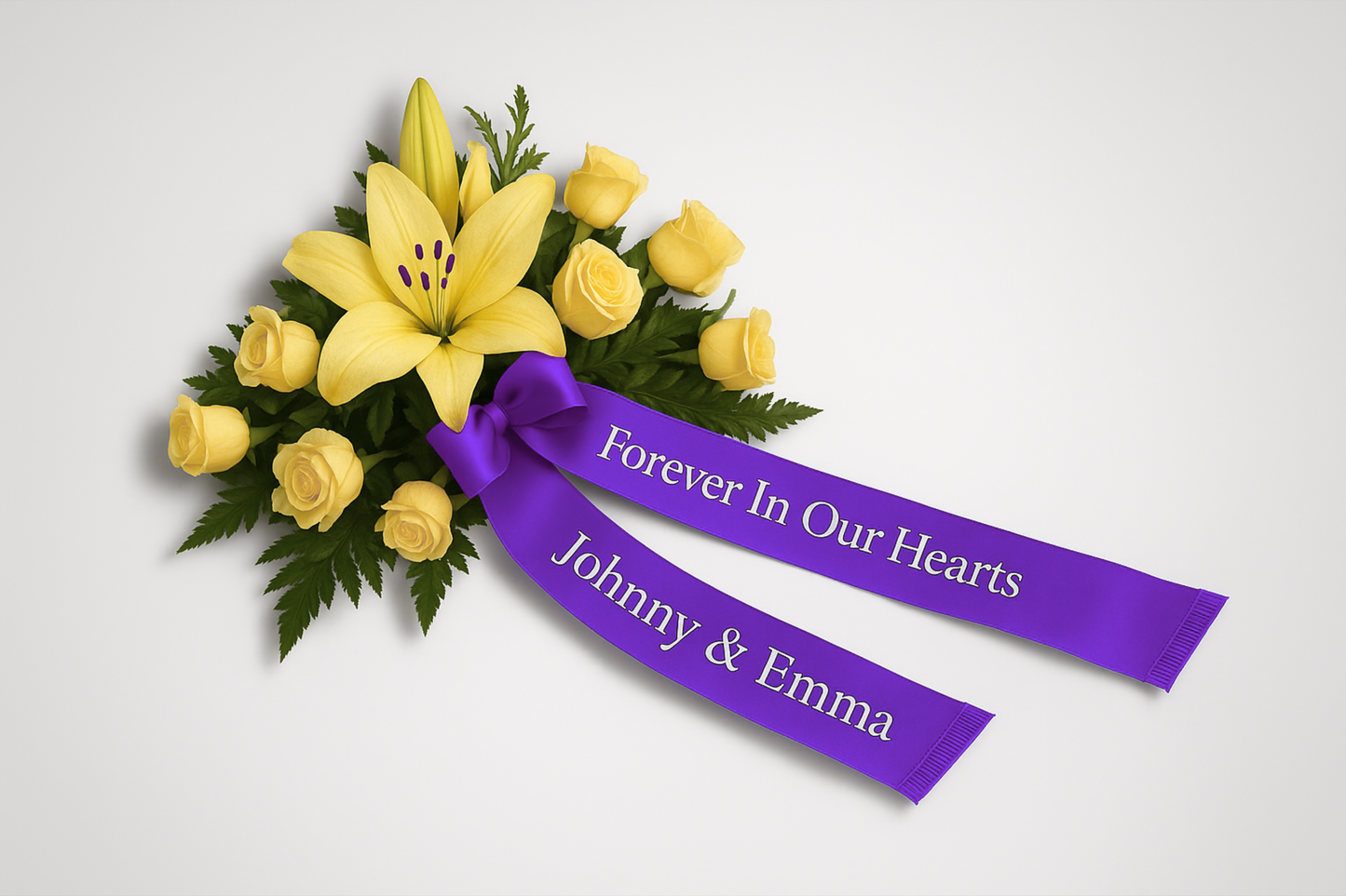 Bouquet Ribbon with Print