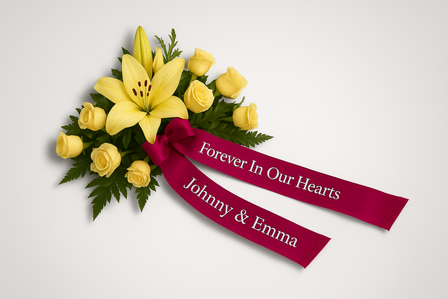 Bouquet Ribbon with Print