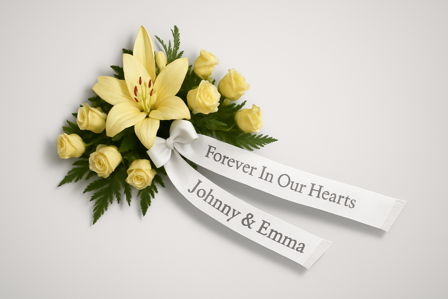Bouquet Ribbon with Print