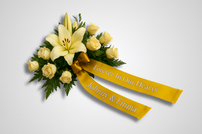 Bouquet Ribbon with Print