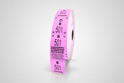 Cloakroom Tickets 3-Parts (500 pcs)