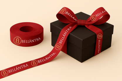 ECO PET Fabric Gift Ribbon with Colour Print