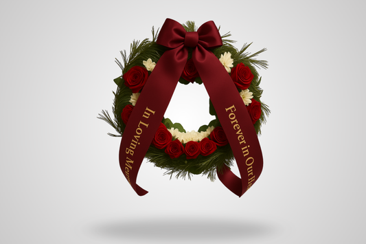 ECO Satin Bouquet Ribbon with Print