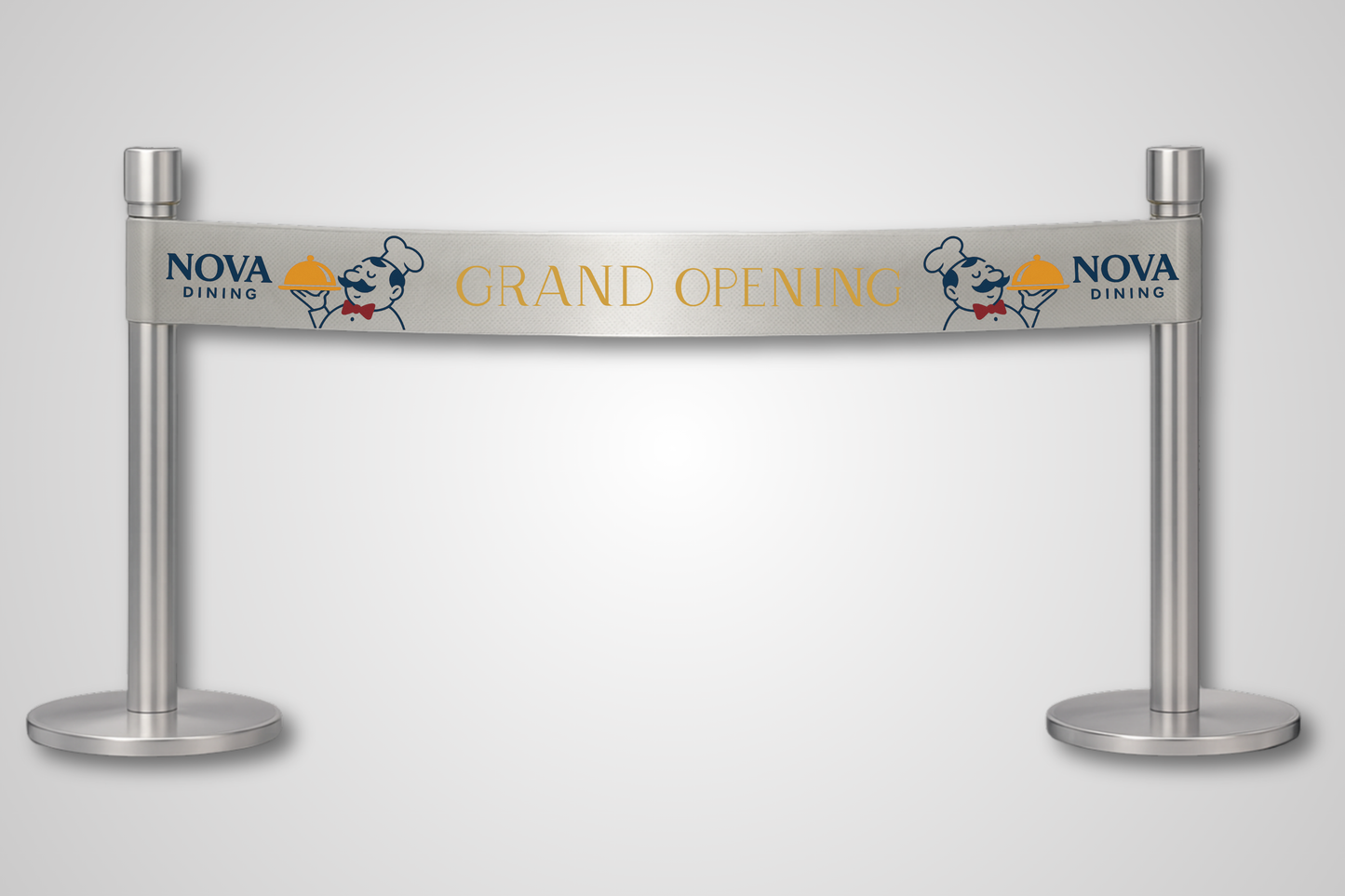 A photo of Inauguration Ribbon with Colour Print from JM Band®. Purchase ribbon in 100 mm here.