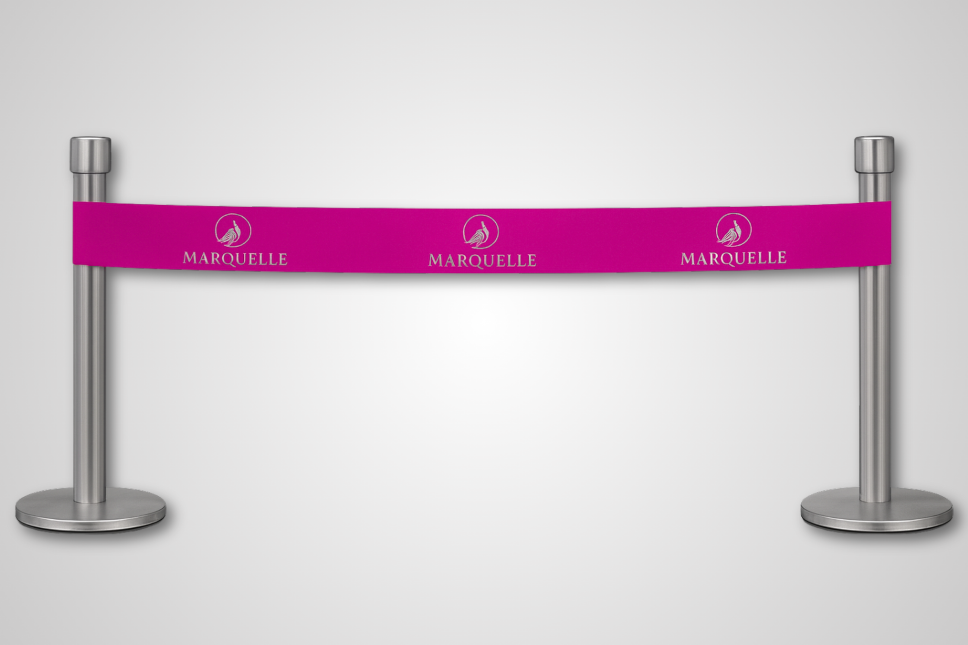 A photo of Inauguration Ribbon with Print - Inquire from JM Band®. Purchase ribbon in pink here.