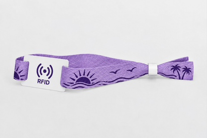 Βραχιόλια από ύφασμα μπαμπού RFID με εκτύπωση