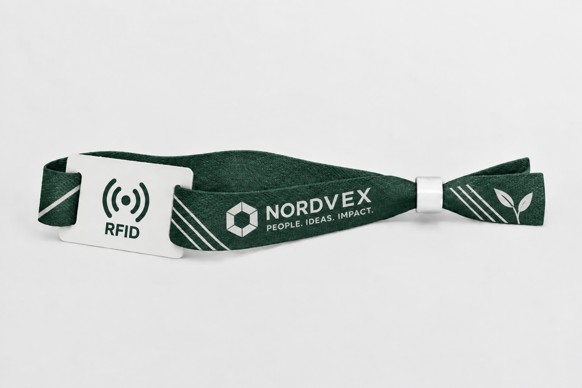 Βραχιόλια από ύφασμα μπαμπού RFID με εκτύπωση