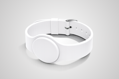 Βραχιόλι σιλικόνης με NFC και λουράκι από την JM Band®
