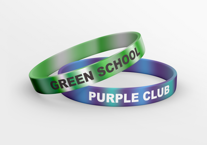 Μαρμάρινα βραχιόλια σιλικόνης με ανάγλυφη εκτύπωση JM Band®