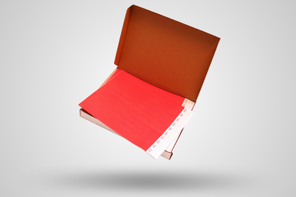 Μια φωτογραφία από χάρτινα βραχιόλια σε κουτί των 1000 - Απλό απόθεμα από την JM Band®. Αγοράστε χάρτινα βραχιόλια σε κόκκινο χρώμα εδώ.